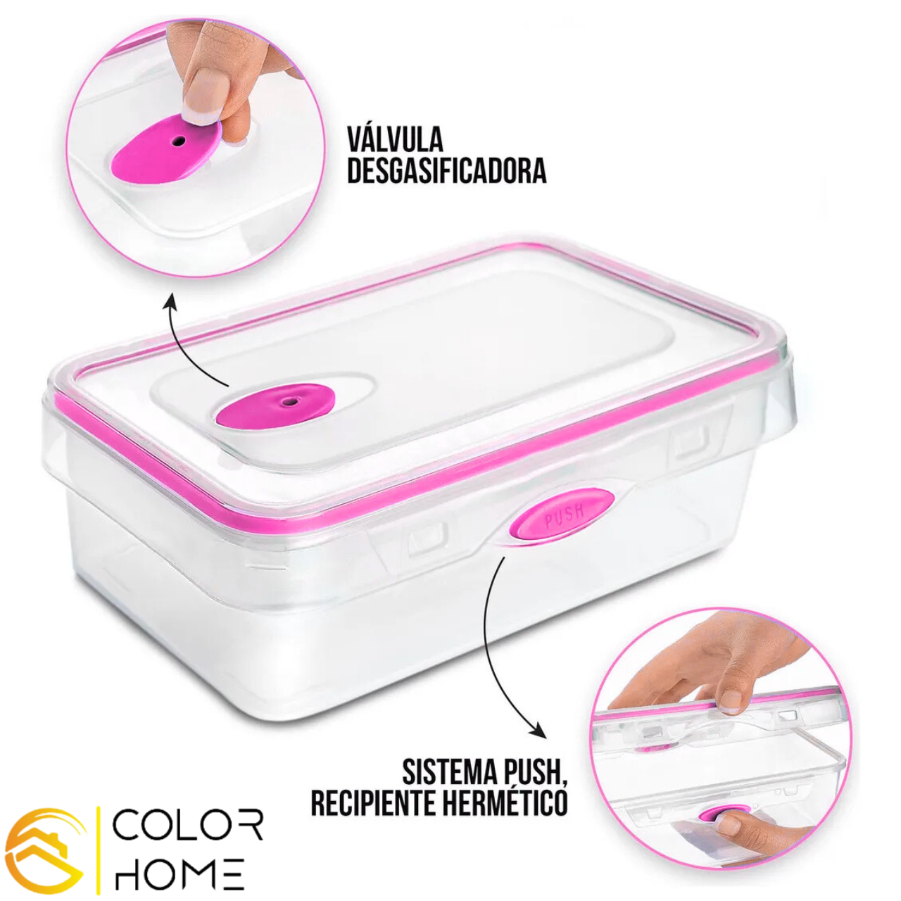 Miniatura 3 de Tapper Hermético 1 litro con Válvula